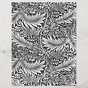 Adult Coloring Page - William Morris Larkspur