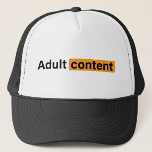 Adult Content Adult Humor Funny T - Shirt Truckerkappe