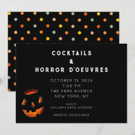 Adult Halloween Cocktail Party Einladung