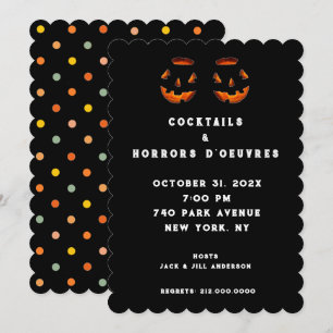 Adult Halloween Cocktail Party Einladung