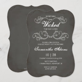 Adult Halloween Einladungen gotisch