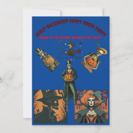 Adult Halloween Extravagant Dress Party Einladung