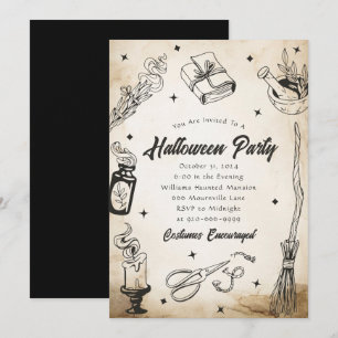 Adult Halloween Kostüm Party Einladung