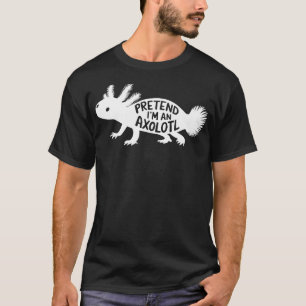 Adult Halloween Kostüme geben vor, ich sei ein Axo T-Shirt