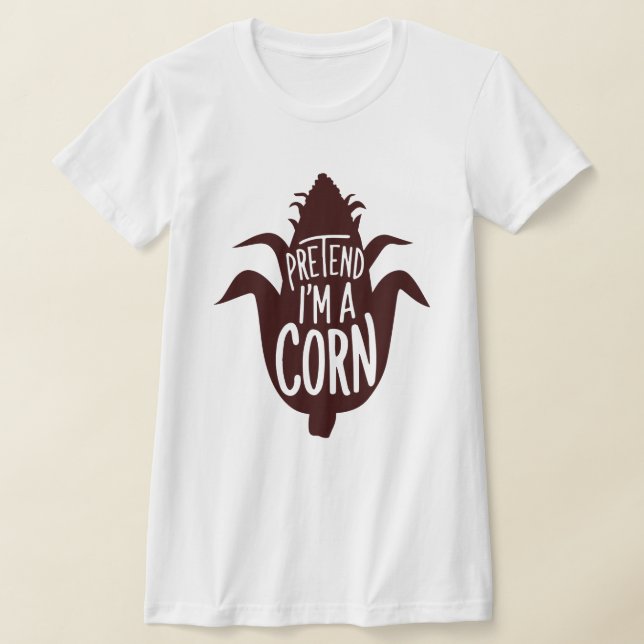 Adult Halloween Kostüme, so tun, als wäre ich Mais T-Shirt (Ablage )