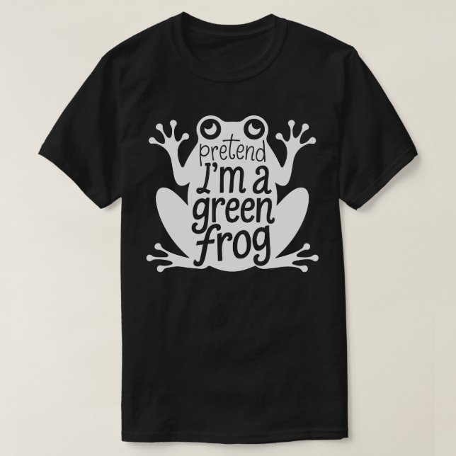Adult Halloween Kostüme tun so, als wäre ich ein g T-Shirt (Design vorne)