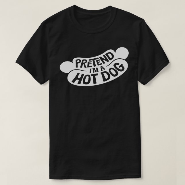 Adult Halloween Kostüme tun so, als wäre ich ein h T-Shirt (Design vorne)