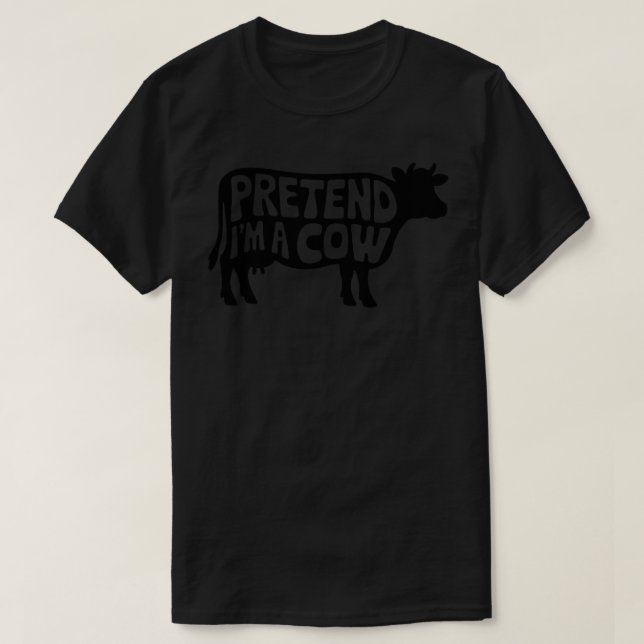 Adult Halloween Kostüme tun so, als wäre ich eine  T-Shirt (Design vorne)