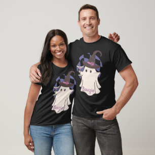 Adult Halloween Niedlich Ghost Retro T-Shirt