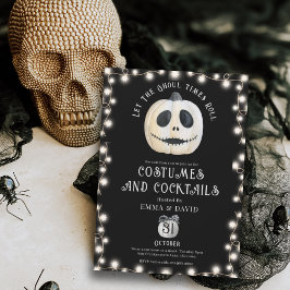 Adult Halloween-Party Gothic Pumpkin Face Einladung