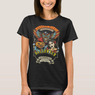 Adult Halloween Trick oder Leckerbissen Horror Nac T-Shirt