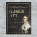 Adult Halloween Viktorianisches Gotisches Party Flyer<br><div class="desc">Zombie Mann der Renaissance-Ära</div>