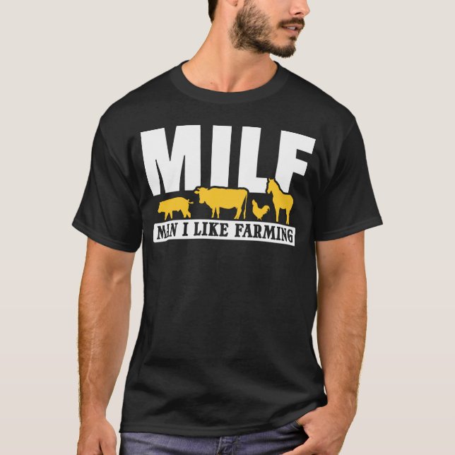 Adult Humor Local Bauer Joke T-Shirt (Vorderseite)