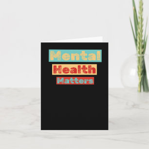 Adult Mental Health S Farbaufkleber Karte