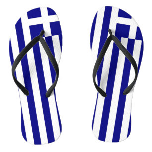 Adult Slim Rips mit der Flagge Griechenlands Flip Flops
