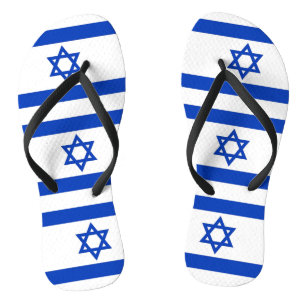 Adult Slim Rips mit Flagge Israels Flip Flops