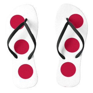 Adult Slim Rips mit japanischer Flagge Flip Flops