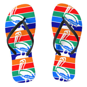 Adult Slim Straps mit Fahne von St. Petersburg Flip Flops