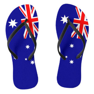 Adult Slim Straps mit Flagge Australiens Flip Flops
