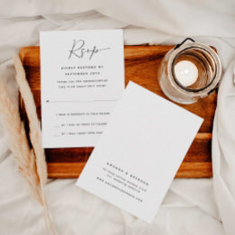 Adulte uniquement | Une carte RSVP de mariage invi