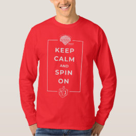 Adults' Long-Sleeve Hanukkah Shirt - "Keep Calm"