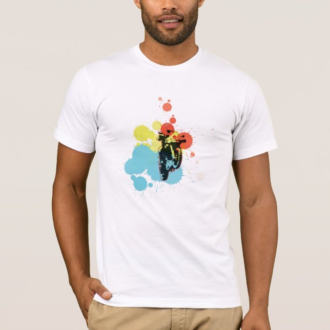 Adv, die Colorfull reiten T-Shirt (Vorderseite)