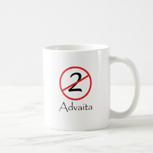 Advaita - nicht zwei kaffeetasse