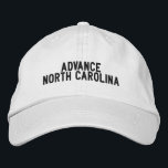 ADVANCE North Carolina Hat Bestickte Baseballkappe<br><div class="desc">Be Proud of your hometown</div>