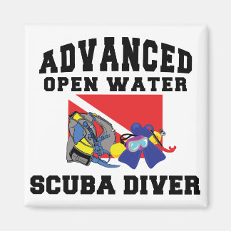 Advanced Open Water SCUBA Diver Magnet