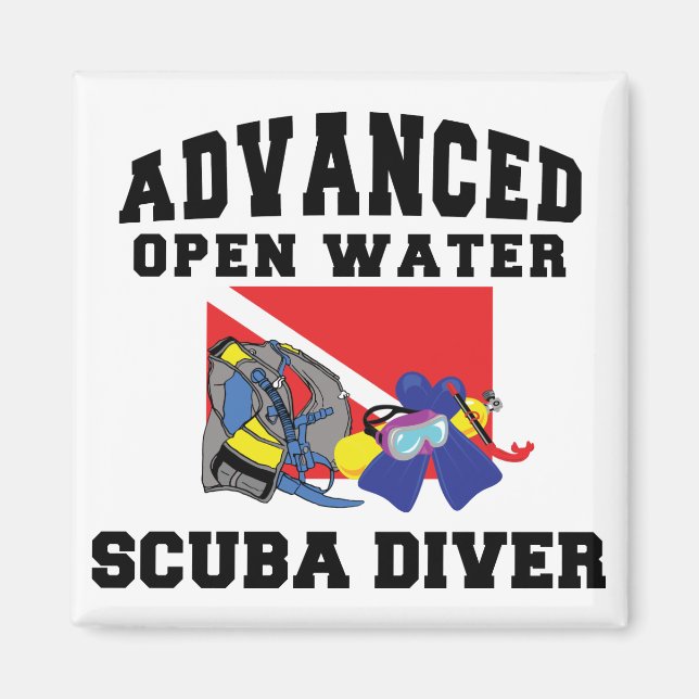 Advanced Open Water SCUBA Diver Magnet (Vorne)