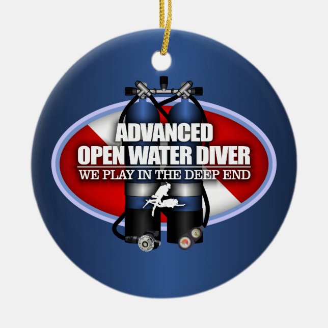 Advanced Open Water (ST) Keramik Ornament (Vorne)
