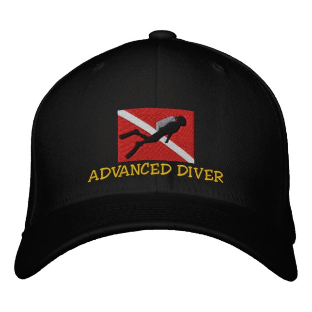 Advanced SCUBA Diver bestickte Cap Baseballkappe (Vorderseite)