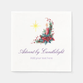 Advent by Candlelight Women Ministry P Christmas Serviette