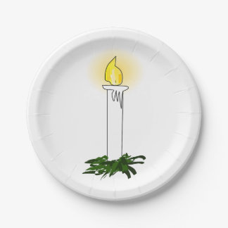 Advent Candle Pappteller
