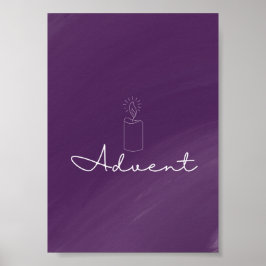 Advent Liturgical Card Print Poster