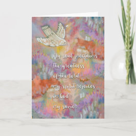 Advent oder Osterkarte, Marias Fiat Karte