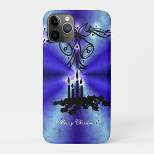 Advent, Weihnachten Artdeco auf blaugrünem Regenbo Case-Mate iPhone Hülle