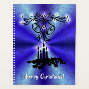 Advent, Weihnachten Artdeco auf Blue Green Rainbow Planer