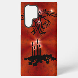 Advent, Weihnachts-Artdeco auf Red Rainbow Samsung Galaxy Hülle
