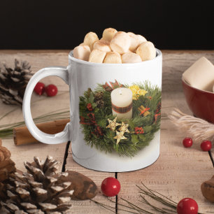Advent Wreath Kaffeetasse