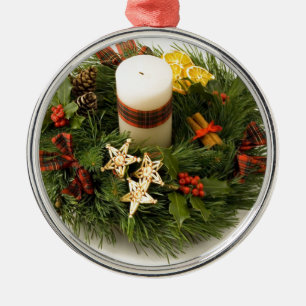 Advent Wreath Ornament Aus Metall