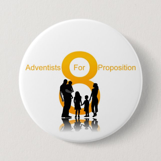 Adventisten für Stütze 8 Button (Vorderseite)