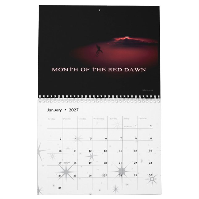 AdventMud-Kalender 2009 Kalender (Jan 2027)
