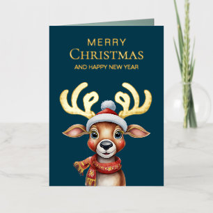 Adventsfarbe Grün Weihnachtsmann Gold