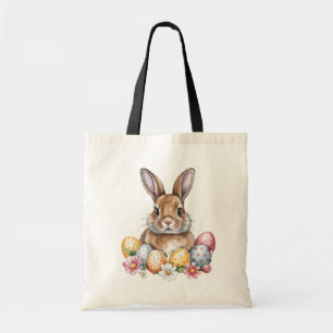 Adventshase mit bunten Eiern & Frühling Tragetasche