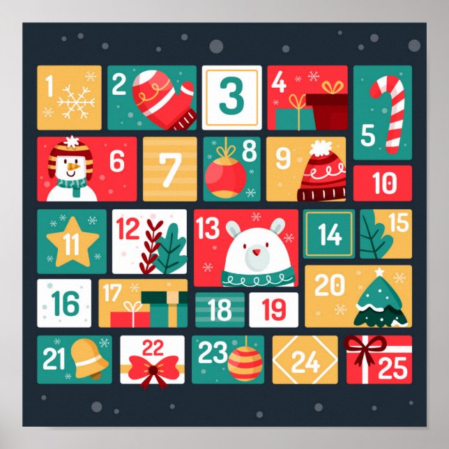 Adventskalender Poster (Vorne)