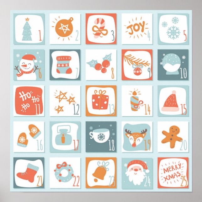 Adventskalender Poster (Vorne)