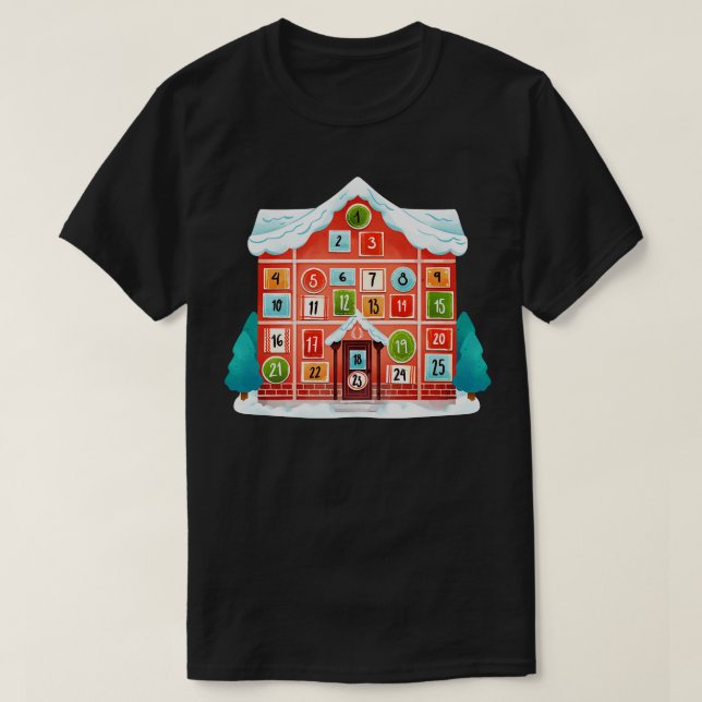 Adventskalender T-Shirt (Design vorne)