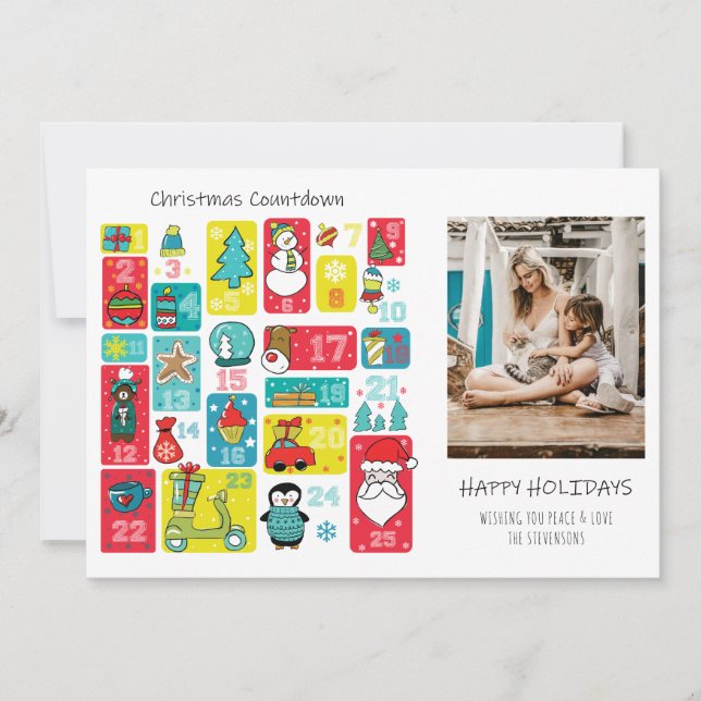 Adventskalender Weihnachten Foto (Vorderseite)