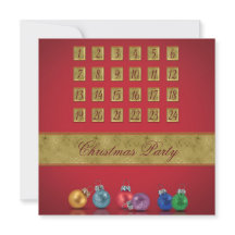 Adventskalender Weihnachtsschmuck